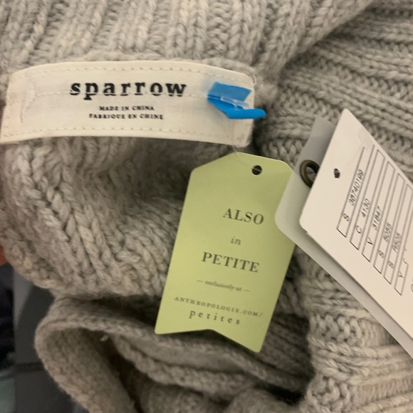 Sparrow by Anthropologie Gray knit sweater - Picture 7 of 9